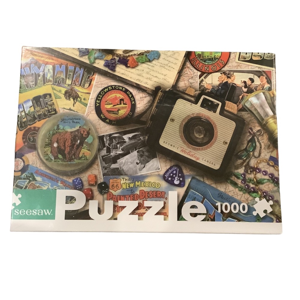Travel Theme 1000 Piece Puzzle